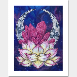 Crystal Lotus Posters and Art